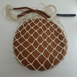 Bloomingdale's Bags - Woven Round Shoulder Bag Bloomingdale's Bags - Woven Round Shoulder Bag